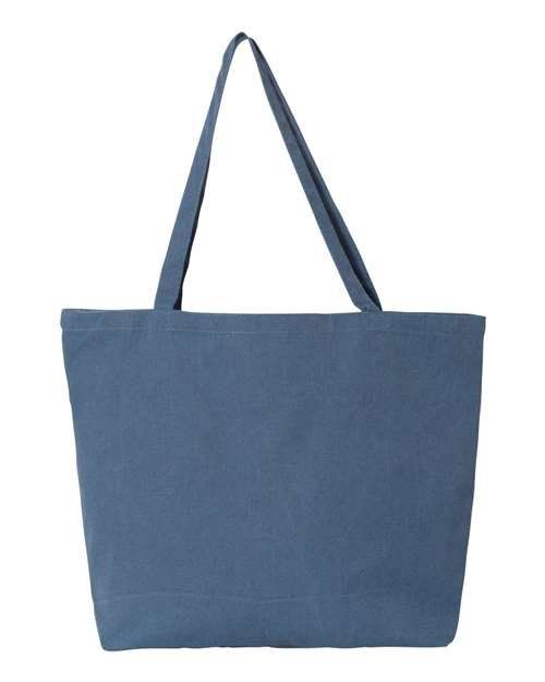 Seaside Pigment-Dyed Large Tote – Front