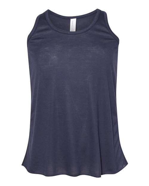 Youth Flowy Racerback Tank – Front