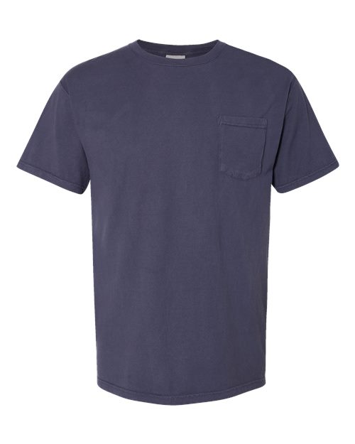 Unisex Garment-Dyed Pocket T-Shirt – Front