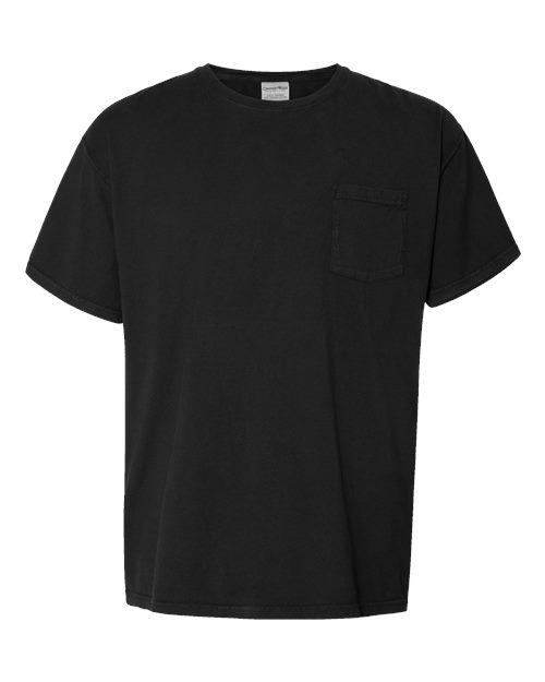 Unisex Garment-Dyed Pocket T-Shirt – Front