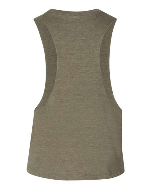 Women's Racerback Crop Tank – Back