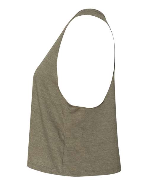 Women's Racerback Crop Tank – Detail