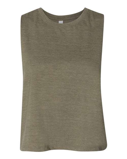 Women's Racerback Crop Tank – Front