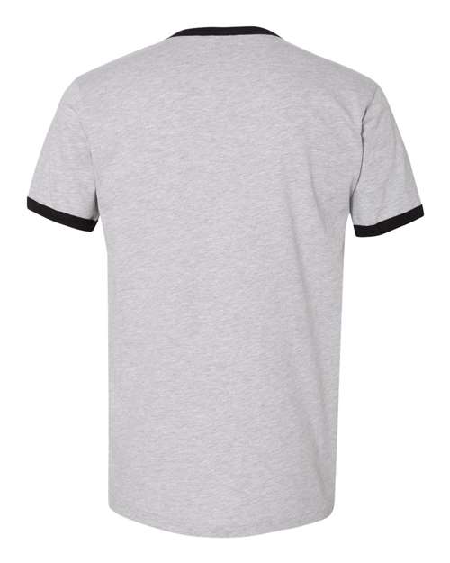 Unisex Cotton Ringer Tee – Back