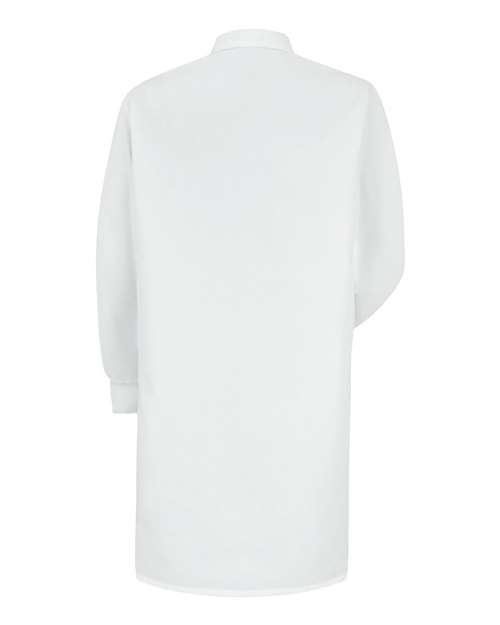 Unisex Poplin Specialized Cuffed Lab Coat – Back