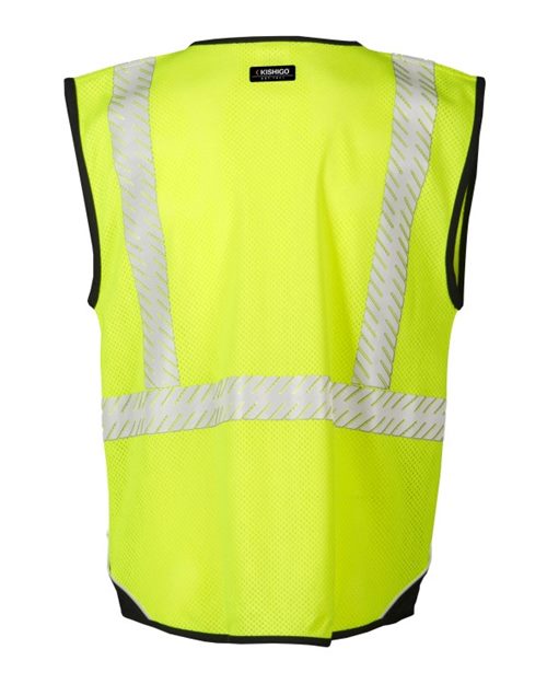Unisex Premium Black Series® FR Black Bottom Mesh Vest – Back