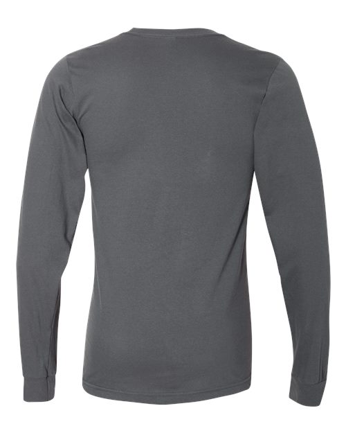 Unisex Fine Jersey Long Sleeve Tee – Back