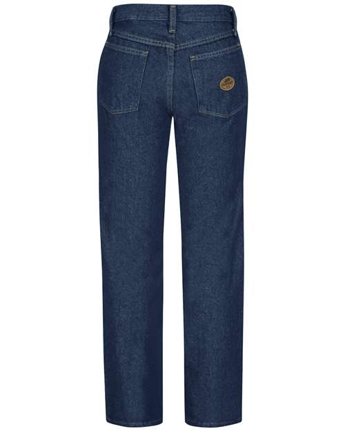 Women's Straight Fit Jeans – Back