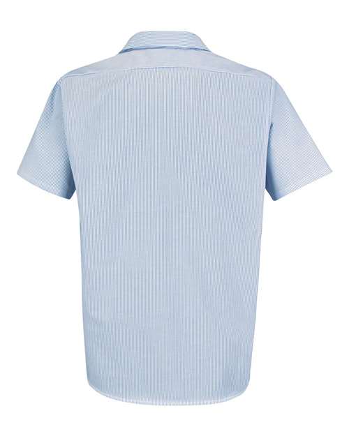 Men's Tall Industrial Stripe Work Shirt – Back