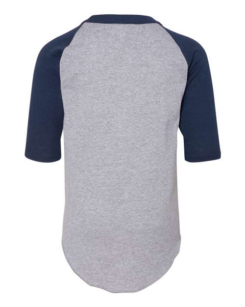 Youth Three-Quarter Sleeve Baseball Jersey – Back