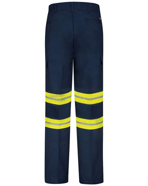 Men's Enhanced Visibility Industrial Cargo Pants – Back