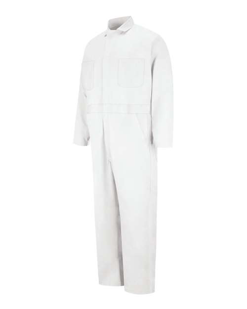 Men's Button-Front Cotton Coverall