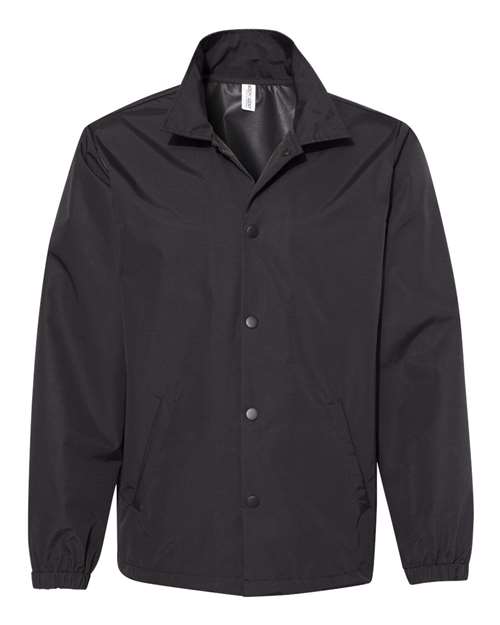 Men's Water-Resistant Windbreaker Coach’s Jacket – Front