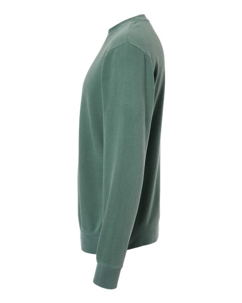 Unisex Midweight Pigment-Dyed Crewneck Sweatshirt – Detail