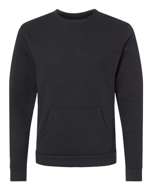 Unisex Santa Barbara Pocket Crewneck Sweatshirt – Front