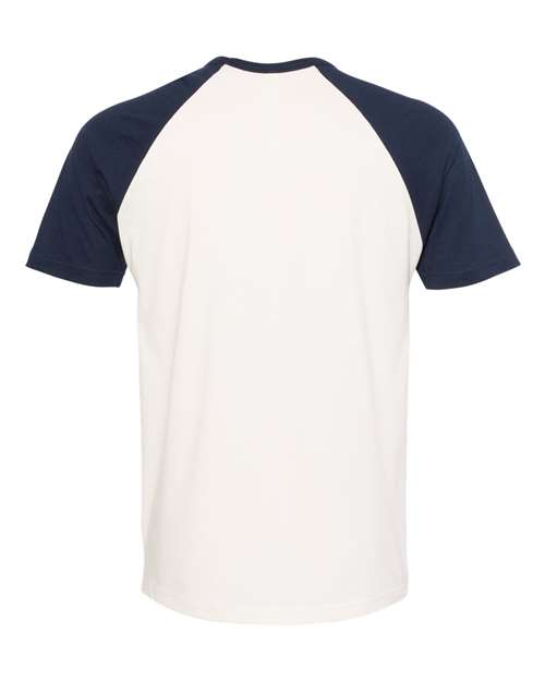 Unisex Cotton Raglan Tee – Back