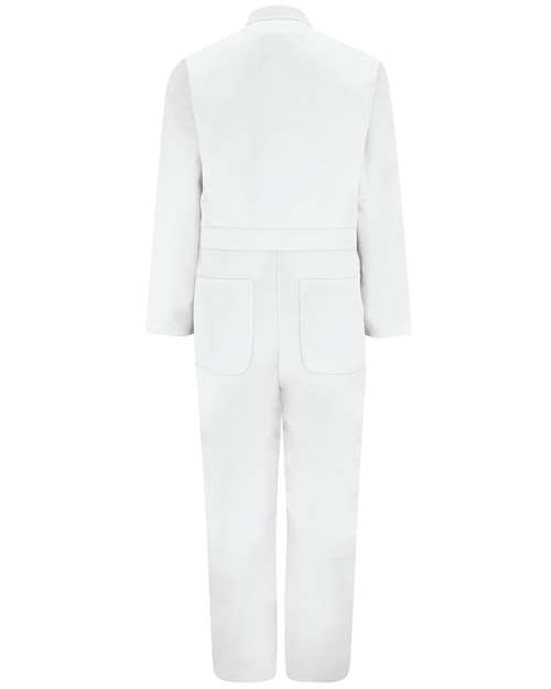 Men's Extended Sizes Twill Action Back Coverall – Back