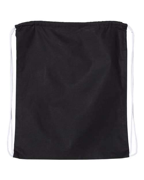 Large Economical Cotton Drawstring Bag – Back