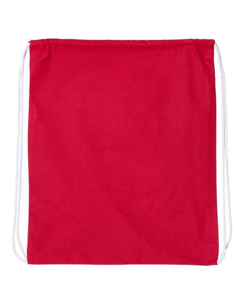 Large Economical Cotton Drawstring Bag – Back