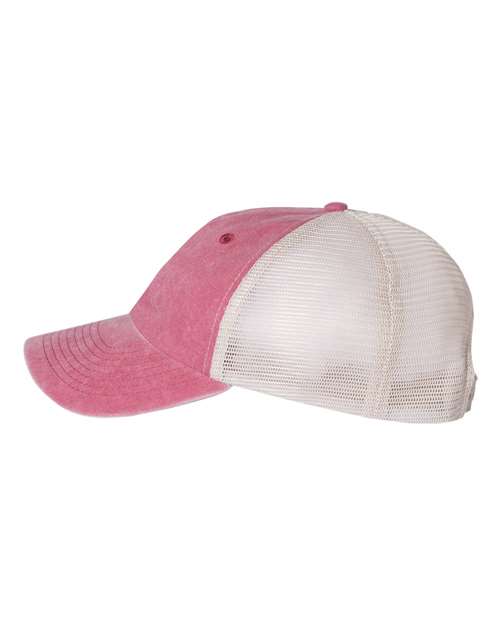 Pigment-Dyed Trucker Cap – Detail