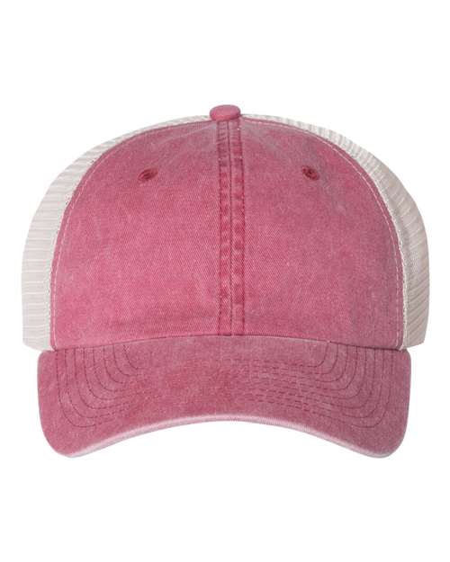 Pigment-Dyed Trucker Cap – Front
