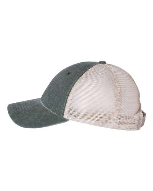 Pigment-Dyed Trucker Cap – Detail