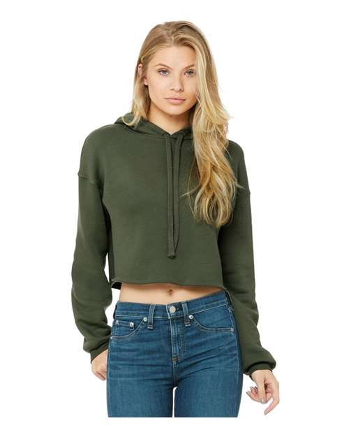 Women's Crop Hoodie Sweatshirt – Front