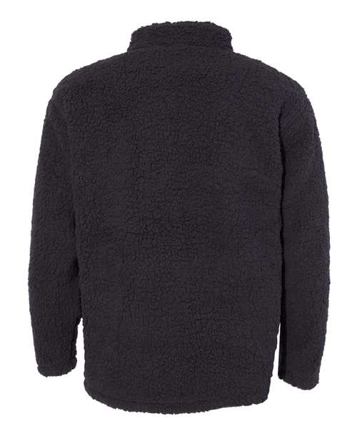 Men's Sherpa Quarter-Zip Pullover – Back
