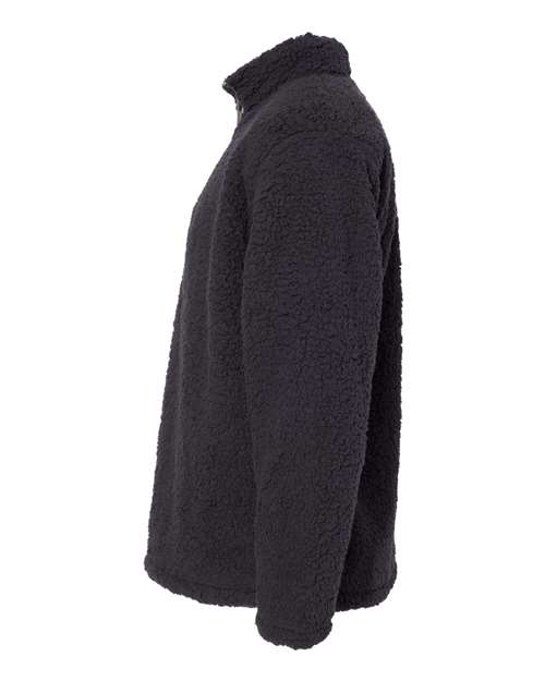 Men's Sherpa Quarter-Zip Pullover – Detail