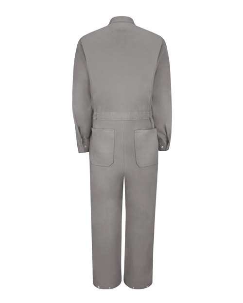 Men's Tall Zip-Front Cotton Coverall – Back