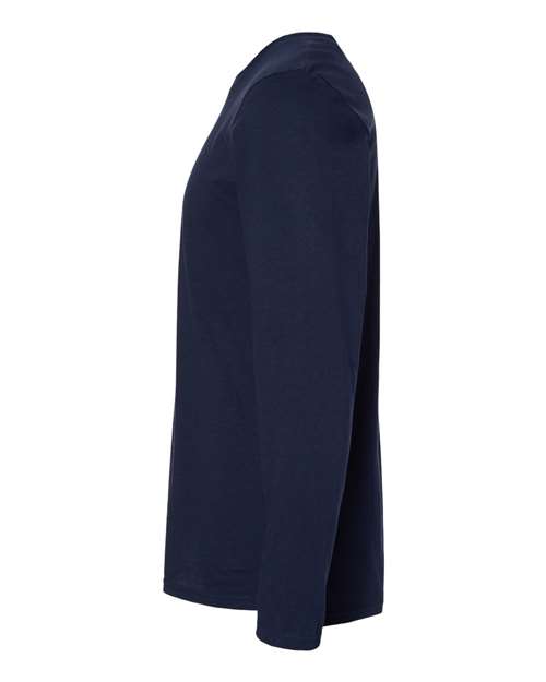 Unisex Fine Jersey Long Sleeve Tee – Detail