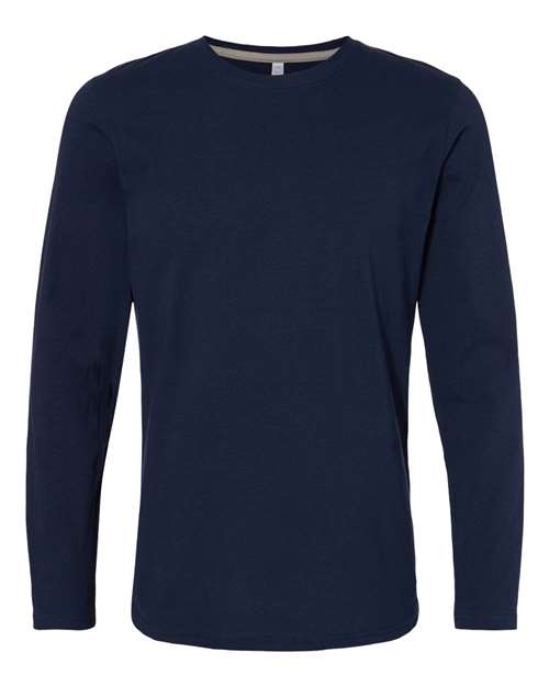 Unisex Fine Jersey Long Sleeve Tee – Front