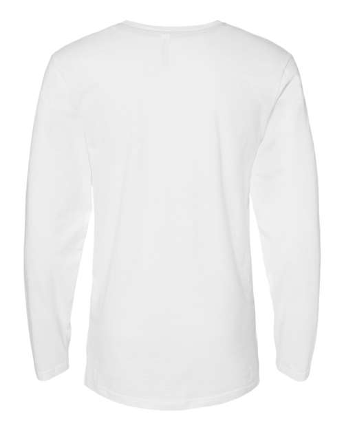Unisex Fine Jersey Long Sleeve Tee – Back