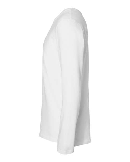 Unisex Fine Jersey Long Sleeve Tee – Detail