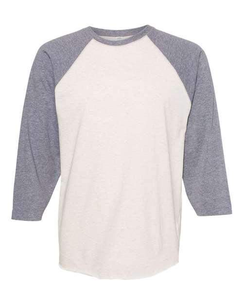Unisex Baseball Fine Jersey Three-Quarter Sleeve Tee – Front