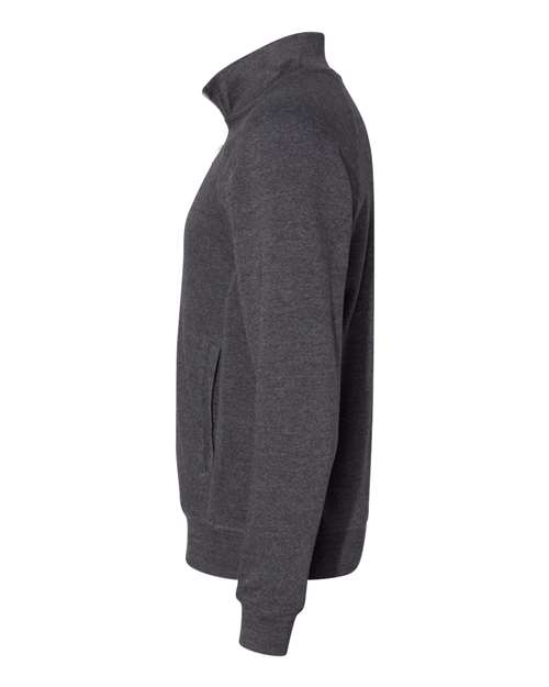 Men's Triblend Quarter-Zip Sweatshirt – Detail