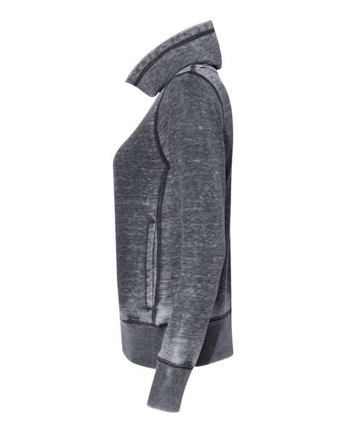 Women’s Zen Fleece Cowl Neck Sweatshirt – Detail
