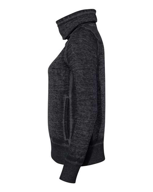 Women’s Zen Fleece Cowl Neck Sweatshirt – Detail