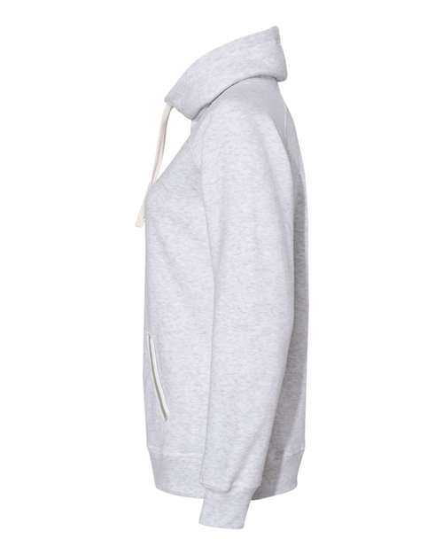 Women’s Relay Cowl Neck Sweatshirt – Detail