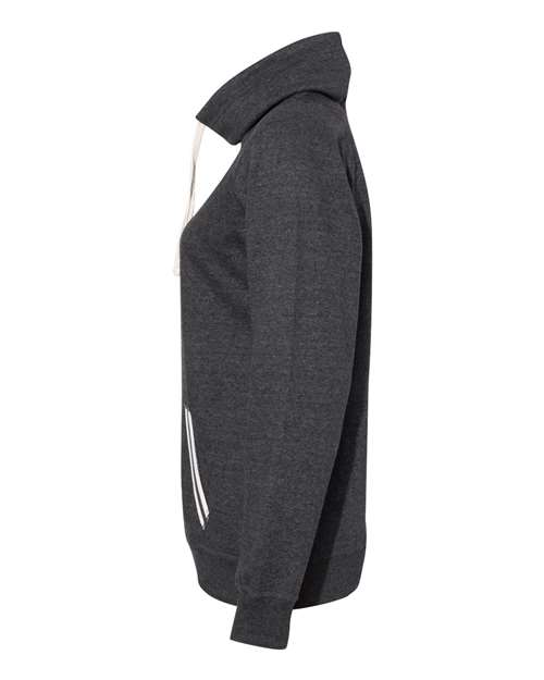 Women’s Relay Cowl Neck Sweatshirt – Detail