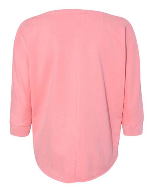 Women's Lounge Fleece Dolman Crewneck Sweatshirt – Back