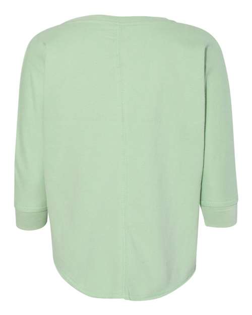 Women's Lounge Fleece Dolman Crewneck Sweatshirt – Back