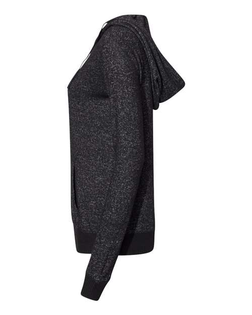 Women’s Cozy Jersey Hooded Full-Zip – Detail