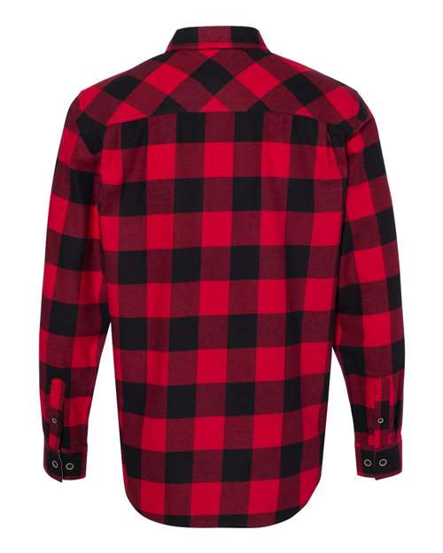 Vintage Brushed Flannel Shirt – Back