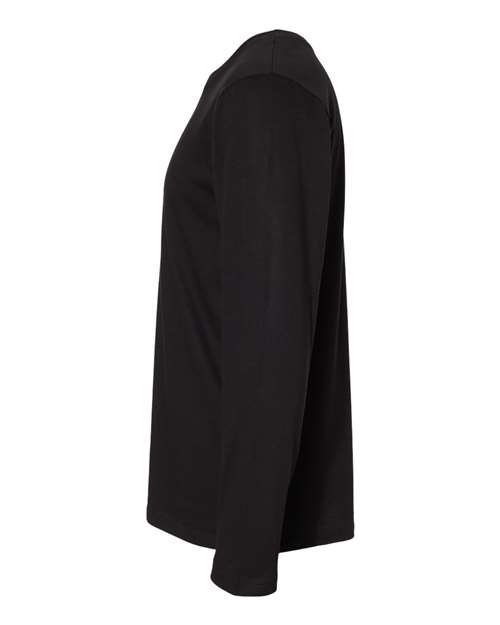 Unisex Fine Jersey Long Sleeve Tee – Detail