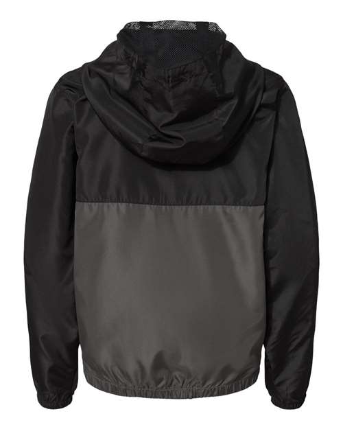 Youth Lightweight Windbreaker Full-Zip Jacket – Back