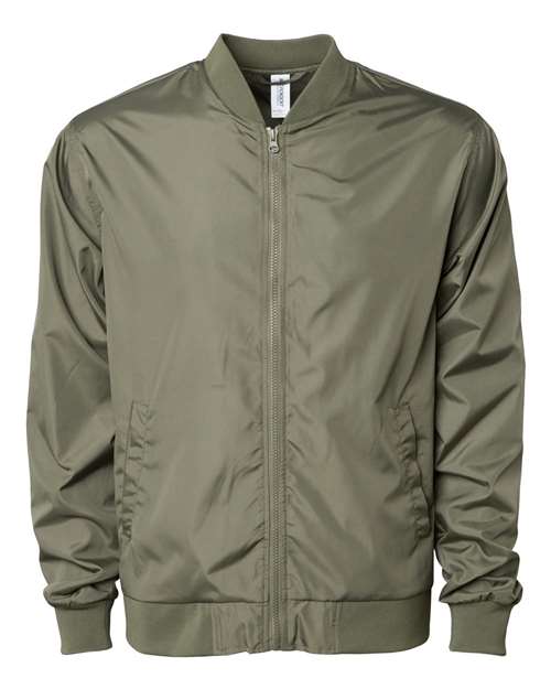 Unisex Lightweight Bomber Jacket – Front