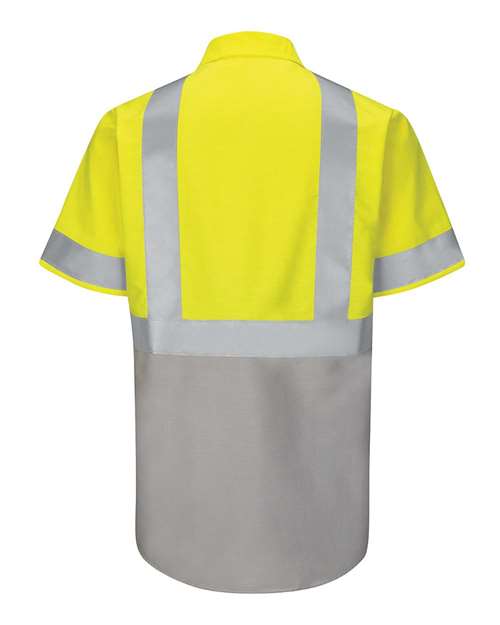 Men's Tall Enhanced & Hi-Visibility Work Shirt – Back