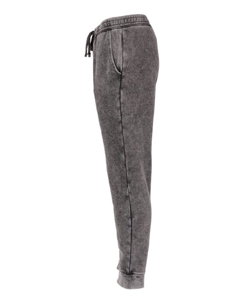 Unisex Mineral Wash Fleece Sweatpants – Detail