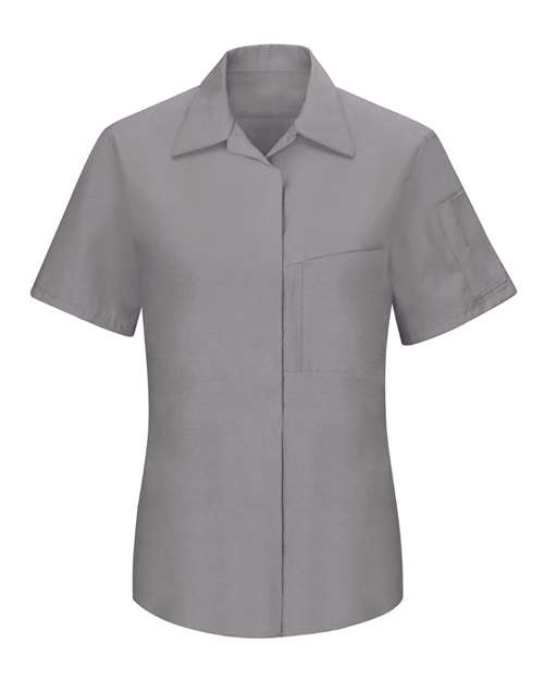 Women's Performance Plus Short Sleeve Shop Shirt with Oilblok Technology – Front